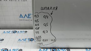 Дверь голая задняя левая Mercedes W213 E 17-23 белый 149, после ремонта