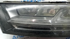 Фара передняя левая в сборе Audi Q7 16-19 LED, под полировку, выгорел LED