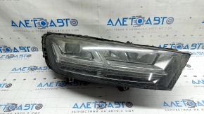 Фара передняя правая в сборе Audi Q7 16-19 LED, под полировку, скол
