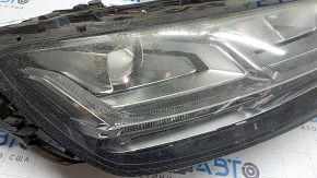 Фара передняя правая в сборе Audi Q7 16-19 LED, под полировку, скол