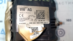 Подушка безопасности airbag пассажирская в торпеде Audi Q3 83A 19-25 плавленная, в копоти