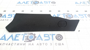 Ornamente consolă centrală Audi A6 C7 12-18 negru cu capac, față dreapta