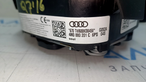 Подушка безопасности airbag в руль водительская Audi Q7 16-20 черная