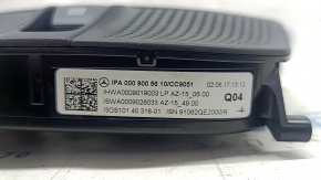 Плафон освещения передний Mercedes W213 E 17-23 черный под люк, царапины