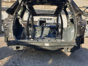 Задняя панель Ford Escape MK3 13-19 2 части, на кузове, черная
