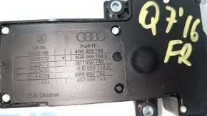 Управление пассажирским сидением Audi Q7 16-26 черное, с кнопками
