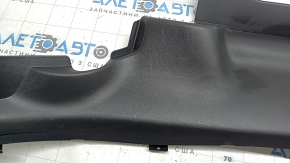 Накладка задней стойки левая нижняя Mazda 3 19-26 4d черная, Mexico built, царапины