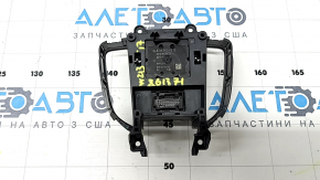Șaiba joystick-ului de control multimedia Mercedes W213 E 17-20 crăpături în sticlă, cromul este umflat