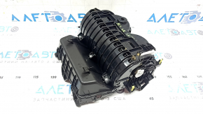 Карман центральной консоли с подстаканниками Mazda 3 19-23 черный глянец, под чистку, царапины