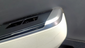 Ornamente panou ușă spate Kia EV6 22-24 negru și gri GT-Line, cu ornamente negre lucioase și bandaj cromat, cu iluminare, ornamente Meridian, cablaje și unitate de iluminare, zgârieturi