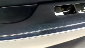 Ornamente panou ușă spate Kia EV6 22-24 negru și gri GT-Line, cu ornamente negre lucioase și bandaj cromat, cu iluminare, ornamente Meridian, cablaje și unitate de iluminare, zgârieturi