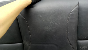 Подушка заднего ряда сидений Mazda 3 19-22 4d кожа черная, под чистку, примята