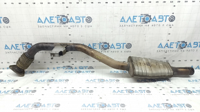 Выпускная трасса средняя часть левая Audi Q7 16-19 3.0T порвана сетка