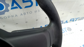Руль голый Mazda 3 19-26 кожа черная, Mexico built, с накладками, царапины