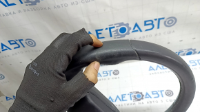 Руль голый Mazda 3 19-26 кожа черная, Mexico built, с накладками, царапины