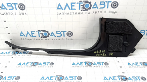 Ornamente prag interior față dreapta pentru Mercedes W213 E 17-23, negru, zgârieturi
