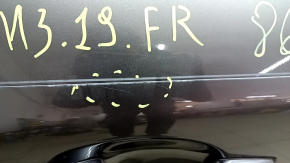 Дверь в сборе передняя правая Mazda 3 19-26 4d, графит 46G, тонировка, царапины