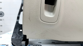 Торпедо передняя панель с AIRBAG Mercedes W213 E 17-23 без проекции, черная с бежевым, под чистку, ржавый пиропатрон