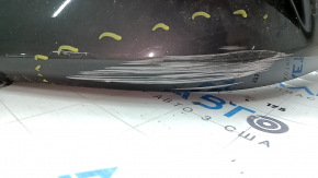 Бампер передний голый Mazda 3 19-26 4d, графит 46G, после ремонта, шпакля, сломанные крепления