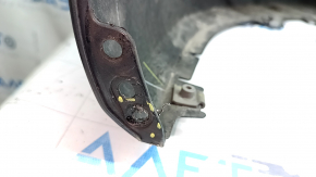 Бампер передний голый Mazda 3 19-26 4d, графит 46G, после ремонта, шпакля, сломанные крепления