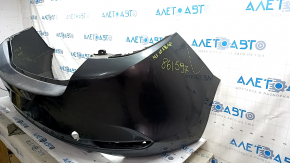 Бампер задний голый Mazda 3 19-26 4d, графит 46G, примят, царапины