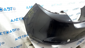 Бампер задний голый Mazda 3 19-26 4d, графит 46G, примят, царапины