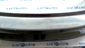 Бампер задний голый Mazda 3 19-26 4d, графит 46G, примят, царапины