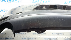 Бампер задний голый Mazda 3 19-26 4d, графит 46G, примят, царапины