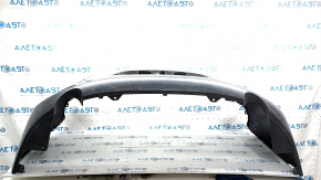 Бампер задний голый Mazda 3 19-26 4d, графит 46G, примят, царапины
