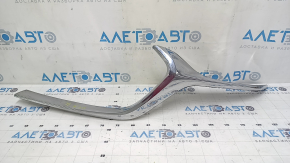 Молдинг решетки радиатора левый Mazda 3 19-26 4d хром, песок