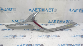 Молдинг решетки радиатора правый Mazda 3 19-26 4d хром, песок