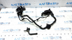 Воздуховод на впуск Mercedes W213 E 300 17-19 2.0T в сборе, тип2, обломана трубка