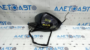 Зеркало боковое правое в сборе Mazda 3 19-26 4d, 6+4 пинов, графит, поворотник, подогрев, BSM, Mexico built