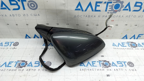 Зеркало боковое правое в сборе Mazda 3 19-26 4d, 6+4 пинов, графит, поворотник, подогрев, BSM, Mexico built