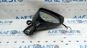 Зеркало боковое правое в сборе Mazda 3 19-26 4d, 6+4 пинов, графит, поворотник, подогрев, BSM, Mexico built