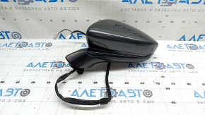 Зеркало боковое левое в сборе Mazda 3 19-26 4d, 6+4 пинов, графит, поворотник, подогрев, BSM, Mexico built