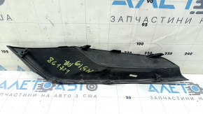 Накладка переднего бампера правая Mazda 3 19-26 4d структура черная, Mexico built, крашена, песок