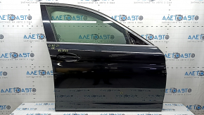 Дверь в сборе передняя правая BMW 5 G30 17-23 keyless, ручка без хром молдинга, черный 668, тычка