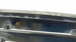 Нижняя решетка переднего бампера центральная BMW 5 G30 21-23 без радара, Basis, крашена в черный