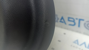 Ansamblu panou ușă spate stânga pentru BMW 5 G30 17-22 piele neagră, cotieră și inserție piele neagră, ornament din lemn lucios