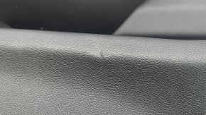 Ansamblu panou ușă spate stânga pentru BMW 5 G30 17-22 piele neagră, cotieră și inserție piele neagră, ornament din lemn lucios
