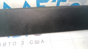 Накладка порога передняя правая Honda Accord 18-22 черная, царапины