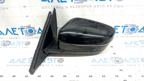 Зеркало боковое левое в сборе BMW 5 G30 17-23 5 пинов, BSM, подогрев, поворотник, автозатемнение, черный 668