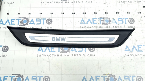 Накладка порога внешняя задняя левая BMW 5 G30 17-23 хром, царапины