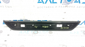 Накладка порога внешняя передняя левая BMW 5 G30 17-23 хром, царапины, отклеилась накладка
