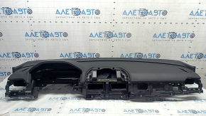 Торпедо передняя панель с AIRBAG Honda Accord 18-22 черная, ржавый пиропатрон
