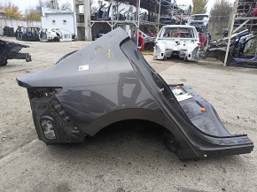 Четверть крыло задняя правая Mazda 3 19-26 4d, графит, на кузове, тычки, царапины