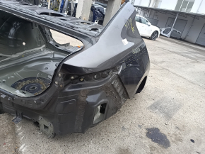 Четверть крыло задняя правая Mazda 3 19-26 4d, графит, на кузове, тычки, царапины