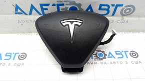 Подушка безопасности airbag в руль водительская Tesla Model X 16-21 тип 4, царапины