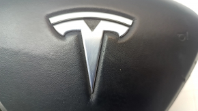 Подушка безопасности airbag в руль водительская Tesla Model X 16-21 тип 4, царапины